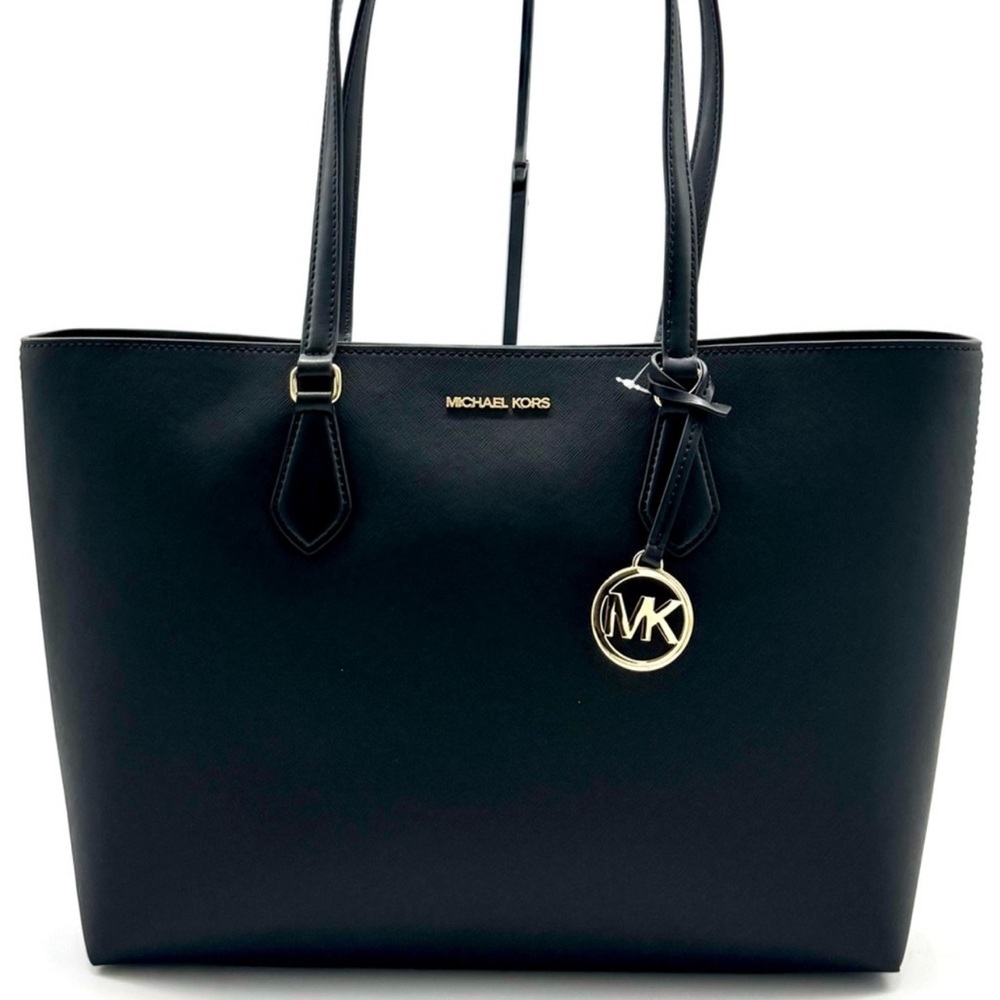 Michael Kors Sheila Large Signature Logo Tote Bag - Black